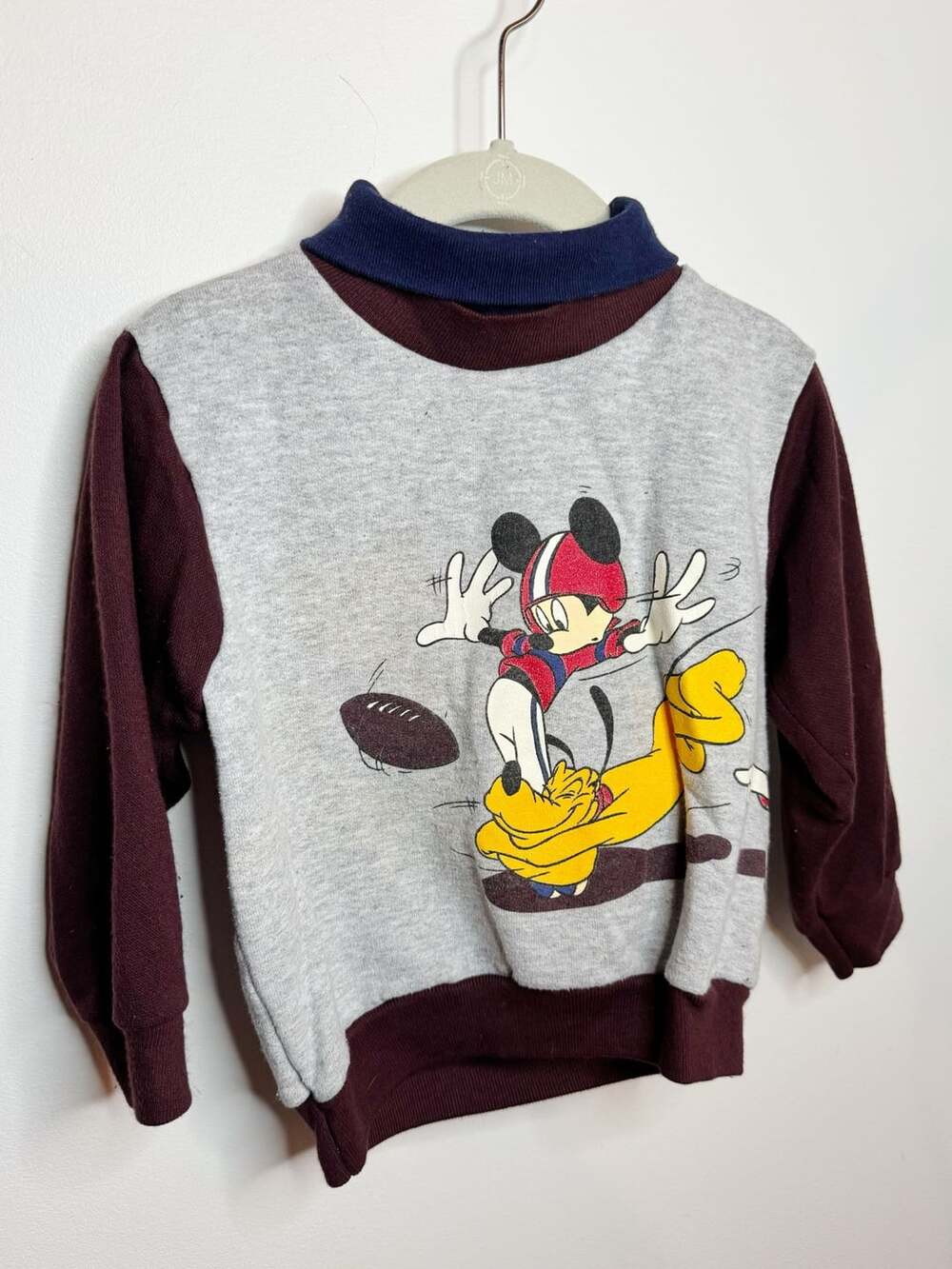 Vintage Mickey's Stuff for Kids Disney Mickey Mouse  Football Sweatshirt Size 3T